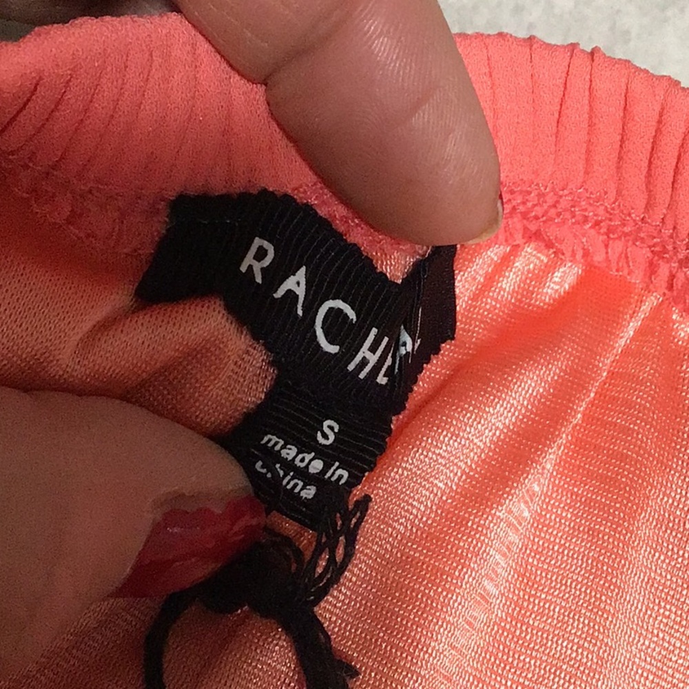 NWT Racheal Size S Coral Off The Shoulder Dress! - Picture 6 of 9